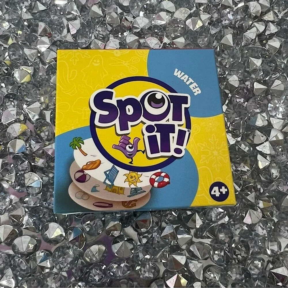 McDonald’s spot it Water Game for Kids - Yellow and Blue